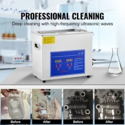 Ultrasonic Rengøringsmiddel-Duoku-6 L-Digital Timer og Opvarmning-Stål Inoxydable-40kHz
