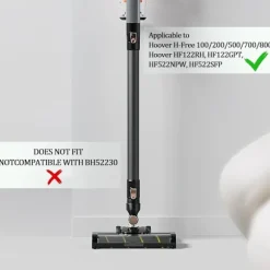 26V 500mA Oplader kompatibel med Hoover H-Free 100/200/500/700/800 Støvsuger, Strømadapter kompatibel med Hoover HF122RH, HF122GPT, HF522NPW