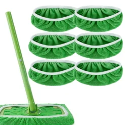 Vaskbare og genanvendelige mopper, udskiftningsmoppe, moppesæt