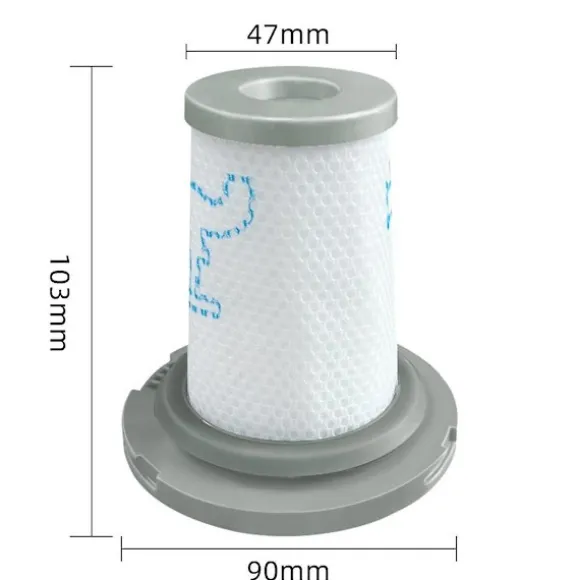 Vaskbart filter til X-force Flex 8.60 X-pert 6.60 trådløs støvsuger Zr009006 erstatning Spar