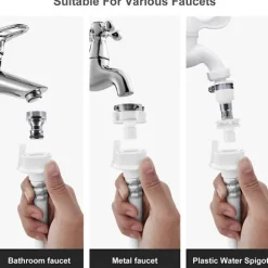 Vaskemaskine Vandindløbsslange, Premium PVC Materiale Vaskemaskineslange med Konnektorer, Spændingsresistent Fleksibel Indløbsslange, Varig Holdbarhed Vaskemaskine | Fyndiq