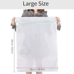 Vaskemaskineposer 60x80cm 2-pak Net Vaskemaskinepose Stor Størrelse