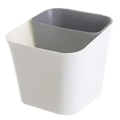 Vådt og Tørt Klassificeret Affaldsbeholder Dobbelt Brug Skraldespand Affaldsbeholder Plastik Affaldsbeholder (grå)