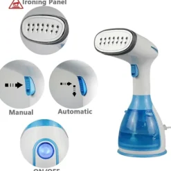 Vertikal dampstrygejern 280 ml, 1500 W dampstrygejern, manuelt/automatisk justerbart bærbart dampstrygejern.