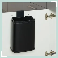 Vægmonteret affaldsbeholder, 5L, aftageligt låg