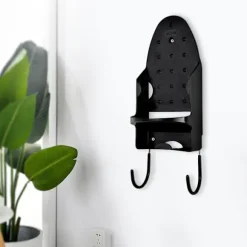 Vægmonteret Strygebræt Nem Montering Mod Væggen Eller Døren Strygejern Organizer Værelse Strygebræt Hanger