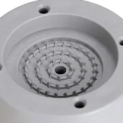 Vibrationsdæmpere, 4 stk. universelle vibrationsdæmpere, antivibrationsmåtte, skiver til vaskemaskine og tørretumbler, 4 cm (grå, 4 cm) [DB]