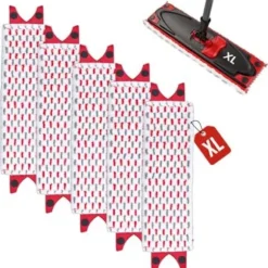 Vileda Ultramax XL Moppe Refill 5-pak Mikrofiber Gulvrengøringspuder Kompatible med Vileda