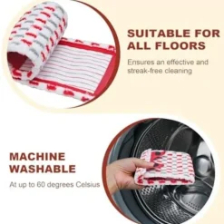 Vileda Ultramax XL Moppe Refill 5-pak Mikrofiber Gulvrengøringspuder Kompatible med Vileda