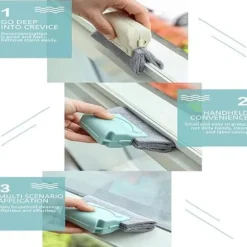 Vindue Rille Rengøringsbørste Kreativ Rengøringsbørste Multi-Funktion