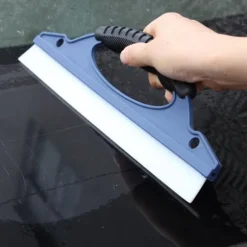 Vinduesaftrækker - Vinduesrensningsudstyr - Vinduesaftrækker - Bilvinduesaftrækker - Anti-ridse - Ergonomisk håndtag - 30 x 9 cm - Plast og Silic