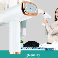 1000W Elektrisk Strygejern Tøjdamper ABS Tekstur for Nem Pakning
