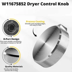 W11675852 Tørretumbler Kontrolknap Erstatning for Whirlpool Maytag