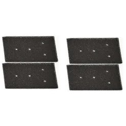 Whirlpool 4-pak Tørretumblerfilter 481010716911 for effektiv fjernelse af fnug [DB] Black