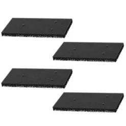 Whirlpool 4-pak Tørretumblerfilter 481010716911 for effektiv fjernelse af fnug [DB] Black