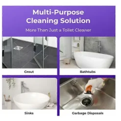 1-2x Fizzclean Toilet Skumrens, Insta-Action Fizzclean Skumrens 2pcs