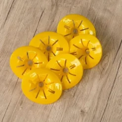 6x hvepsefælder til plastflasker Yellow