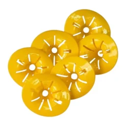 6x hvepsefælder til plastflasker Yellow