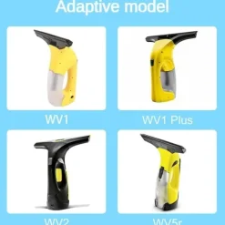 2x Til Kärcher WV50 WV55 WV60 WV70 WV75 & WV2 WV5 Vinduesstøvsuger Oplader