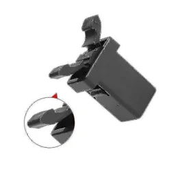 2x Udskiftningslås til Brabantia Kompatibel Touch Låg Spand Klips Lås Reservedel Reparationslås Klips Udskiftningslås Affaldsspand (Fww)