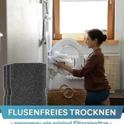 {xj}10 stk. tørretumblerfiltre til tørretumbler, erstatning for 2964840100, filter til tørretumbler DE8635Rx DS7512Pa tørretumbler
